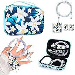 CamCosy Phone Charger Case Storage Set with Cute