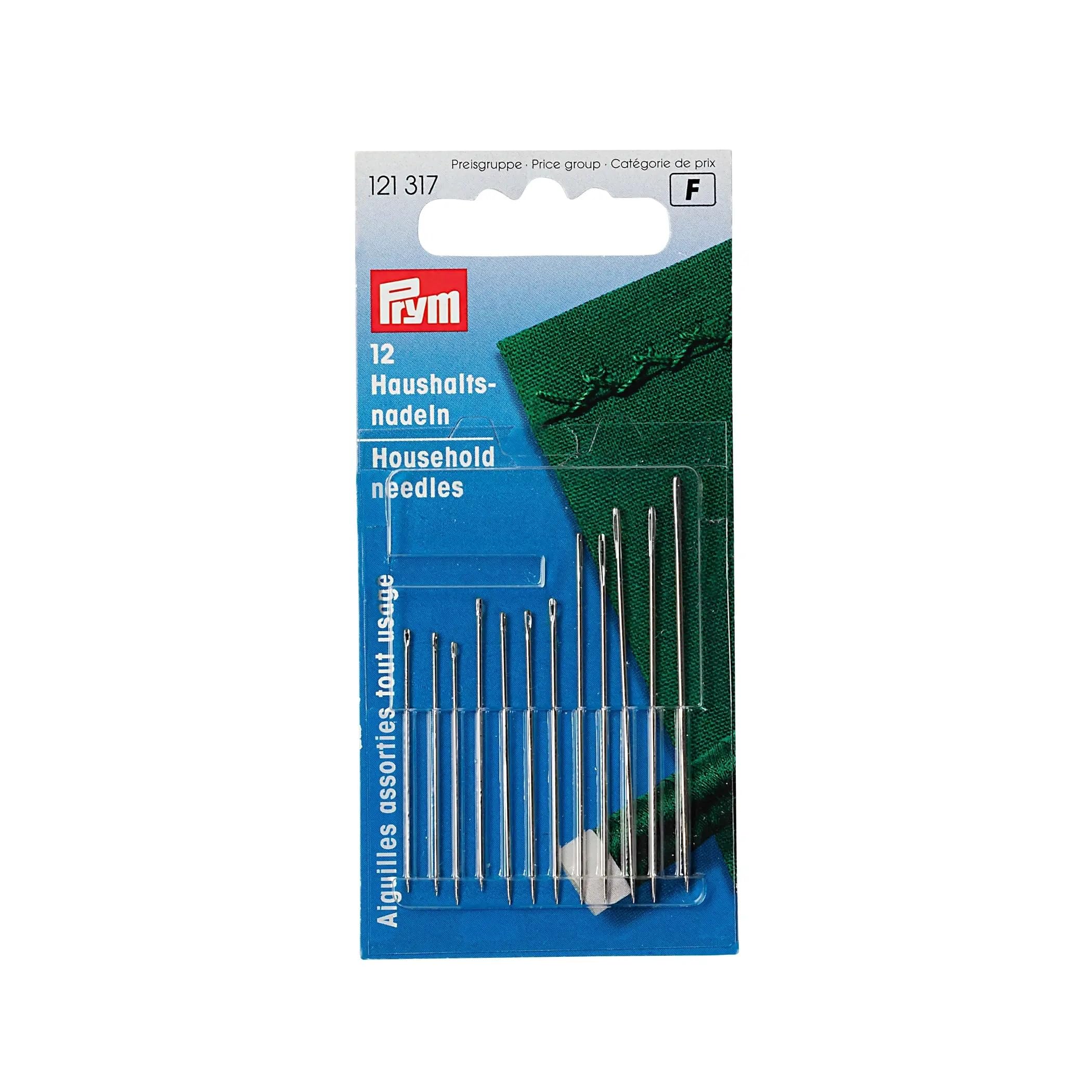 Prym Household Sewing Needles, Silver