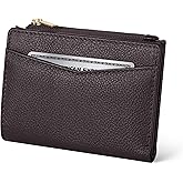 Oak Leathers Leather Wallet For Women - Small RFID Coin Purse Credit Card & ID Holder for Ladies, Gift for Women's, Bifold Wallets (Nappa Brown)