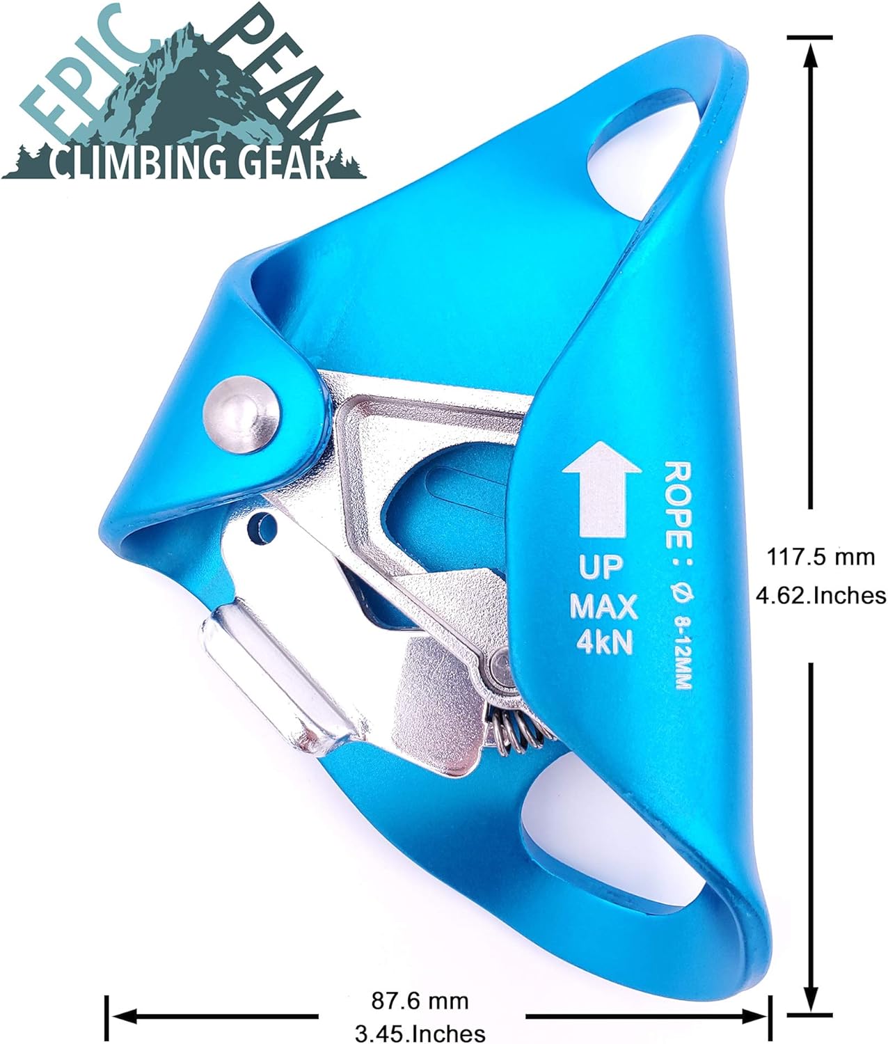 EPIC PEAK Climbing Chest Ascender Abdominal for Vertical Rope Climbing with Free Decal: Toys & Games