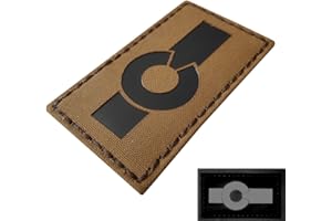 TACTICAL FREAKY Colorado CO Infrared IR State Flag Tactical Morale Laser Patch (Coyote Brown)