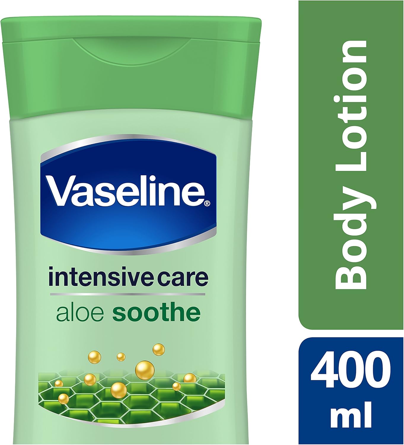 Vaseline Intensive Care Aloe Soothe Body Lotion 400 ml, WHITE, 400 ml (Pack of 1) - Image 4