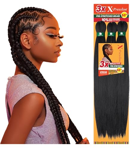 Amazon.com : Sensationnel X-pression prestretched braiding hair