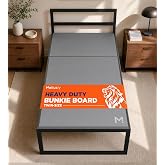 Meliusly Heavy Duty Bunkie Board Twin Size (38x75) - Under Bed Support | Non-Slip Breathable Support &ndash; Ultra-Low 0.4" Profile, Noise-Free, Silicone Grip, Anti-Sag Slat Foundation, Moisture Resistant