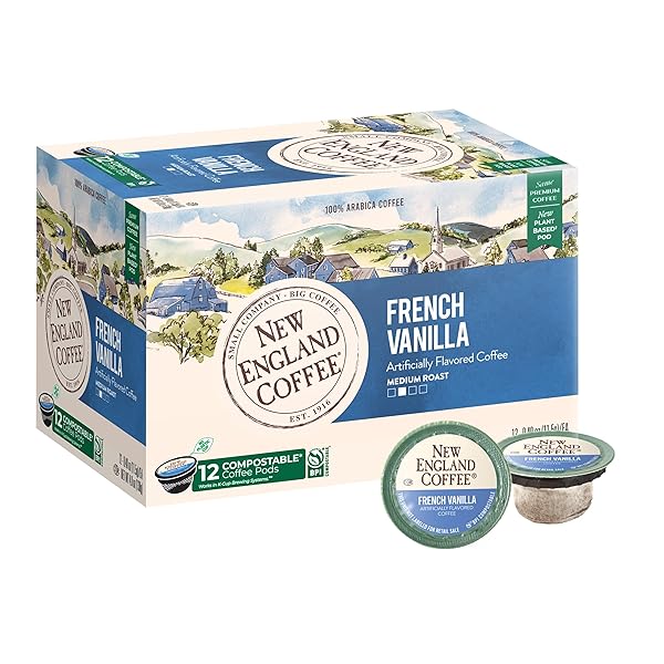 NEW ENGLAND COFFEE FRENCH VANILLA MEDIUM ROAST SINGLE...