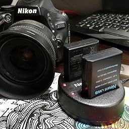 Newmowa EN-EL14 EN-EL14a Batería de repuesto (2-Pack) y Kit de ...