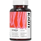 Kion Omega - Omega 3 Fatty Acid Supplements - DHA Supplements - Mini Fish Oil Softgels - Omega 3 DHA EPA Fish Oil Pills - Fis