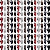 Liitrsh 200 Pairs Bulk Winter Magic Gloves for Homeless Donations Warm Stretchy Knit Gloves for Men Women
