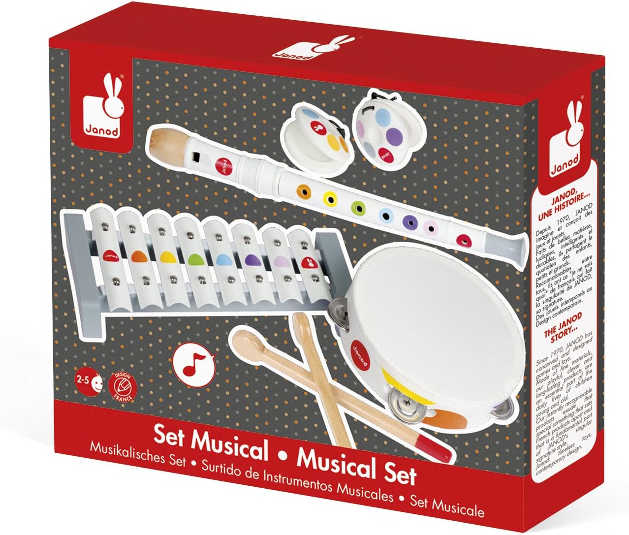 janod confetti musical table