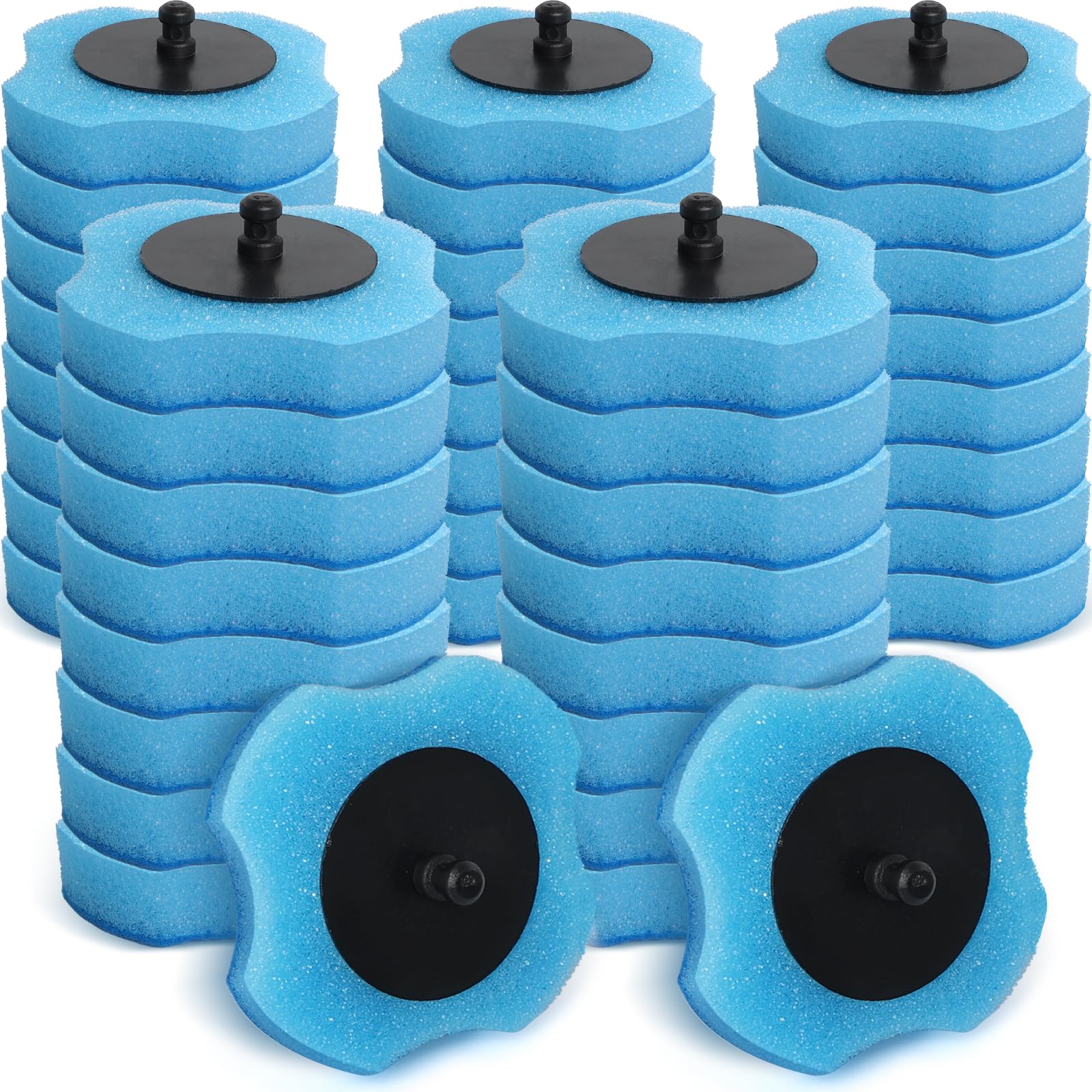 QSWY Disposable Toilet Cleaning System, 40 Pcs Disposable Toilet Bowl Brush Refills, Toilet Wand Disposable Replacement Head For Bathroom Wash Basin Mop Pool