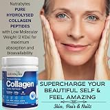 NutraBytes Marine Collagen Powder 10000mg Unflavoured Type 1 & 3 Kosher Halal view 7