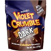 Violet Crumble Dark Chocolate Honeycomb Candy Chunks - Imported From Australia - 1 Bag