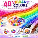 DasKid 6000+ Loom Bands Kit 40 Colors Beads Accessories Storage Box view 4