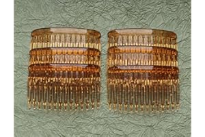 6 Pcs 14 Teeth Hair Side Comb 2.7 x 1.7 Inch Twist French Vintage Style Hair Clips Pins Accessories for Women Bridal Wedding 