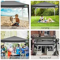 COBIZI 10x10 Ez Pop Up Canopy Tent, UPF