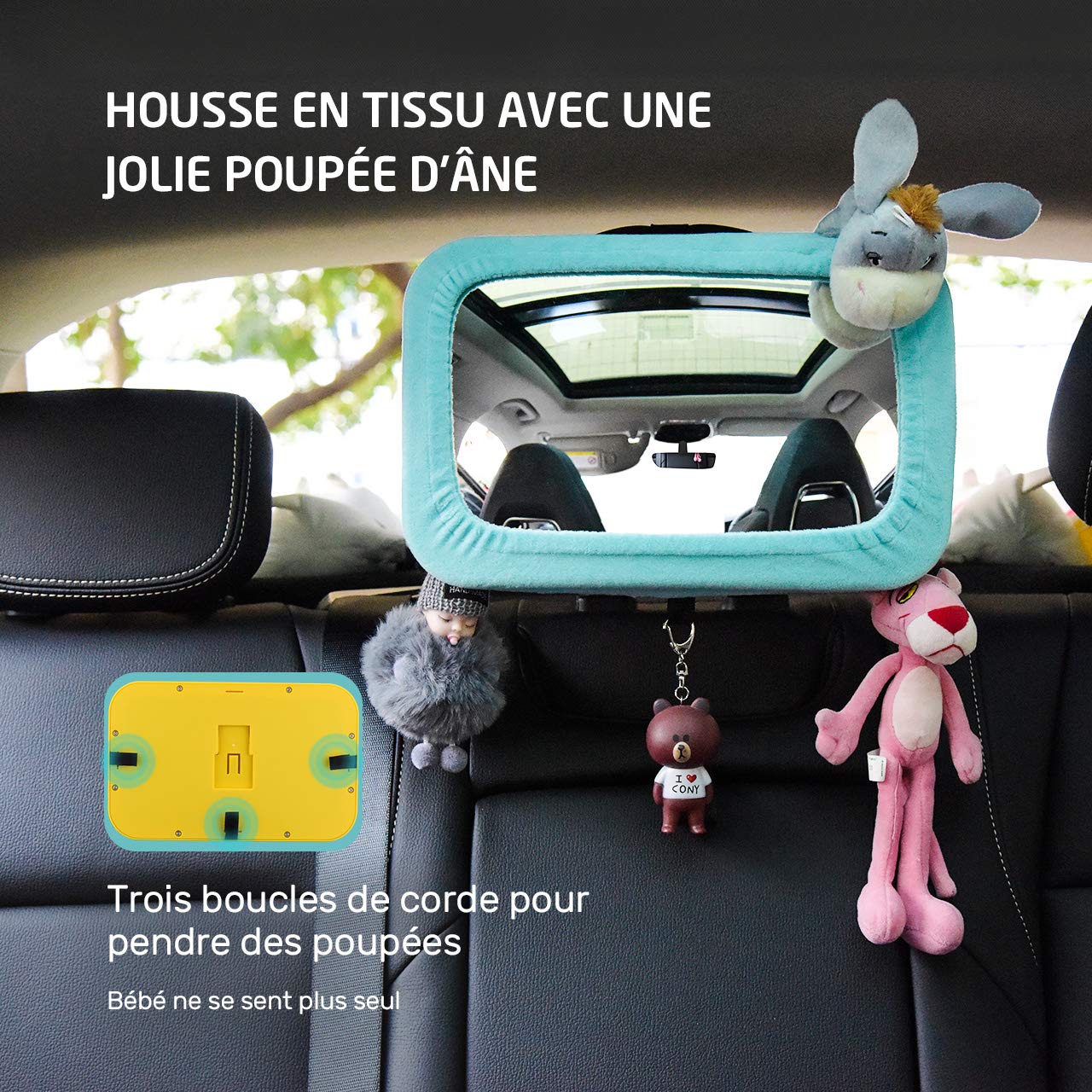 Miroir De Voiture Pour Bebe Omorc Retroviseur De Surveillance Bebe Miroir Auto Bebe Retroviseur Securite Sur Siege Arriere Rotation 360 Convient A Tout Appuie T Miroirs Auto Bebes Auto Et Moto Miroir De Voiture Pour Bebe Omorc Retroviseur De Surveillance Bebe Miroir Auto Bebe Retroviseur Securite Sur Siege Arriere Rotation 360 Convient A Tout Appuie T Miroirs Auto Bebes Auto Et Moto