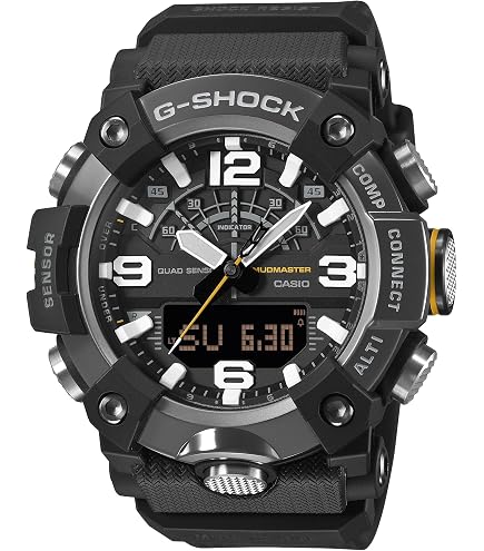 Amazon.com: Casio GWG-1000-1A3CR Mudmaster Solar Atomic G-Shock
