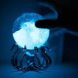 Bioluminescent Bio-Orb with OctoStand | A Glowing, Bioluminescent Pet That Doubles as an Art Piece
