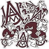Desert Cactus Alabama A&M University Sticker Bulldogs AAMU Vinyl Decals Laptop Water Bottle Car Scrapbook Sheet T1 (Type 1-1)