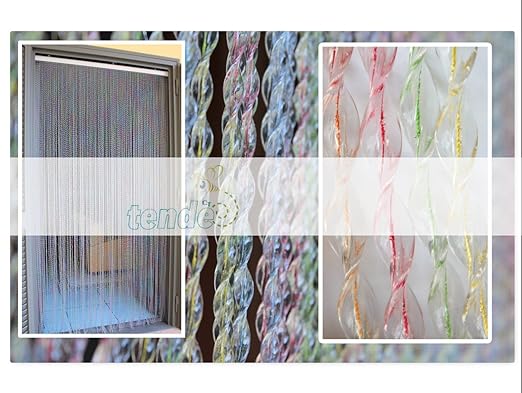 title=Tenda/Moschiera PVC –Modello Capri- ASTA IN ALLUMINIO- Made in Italy- Misure