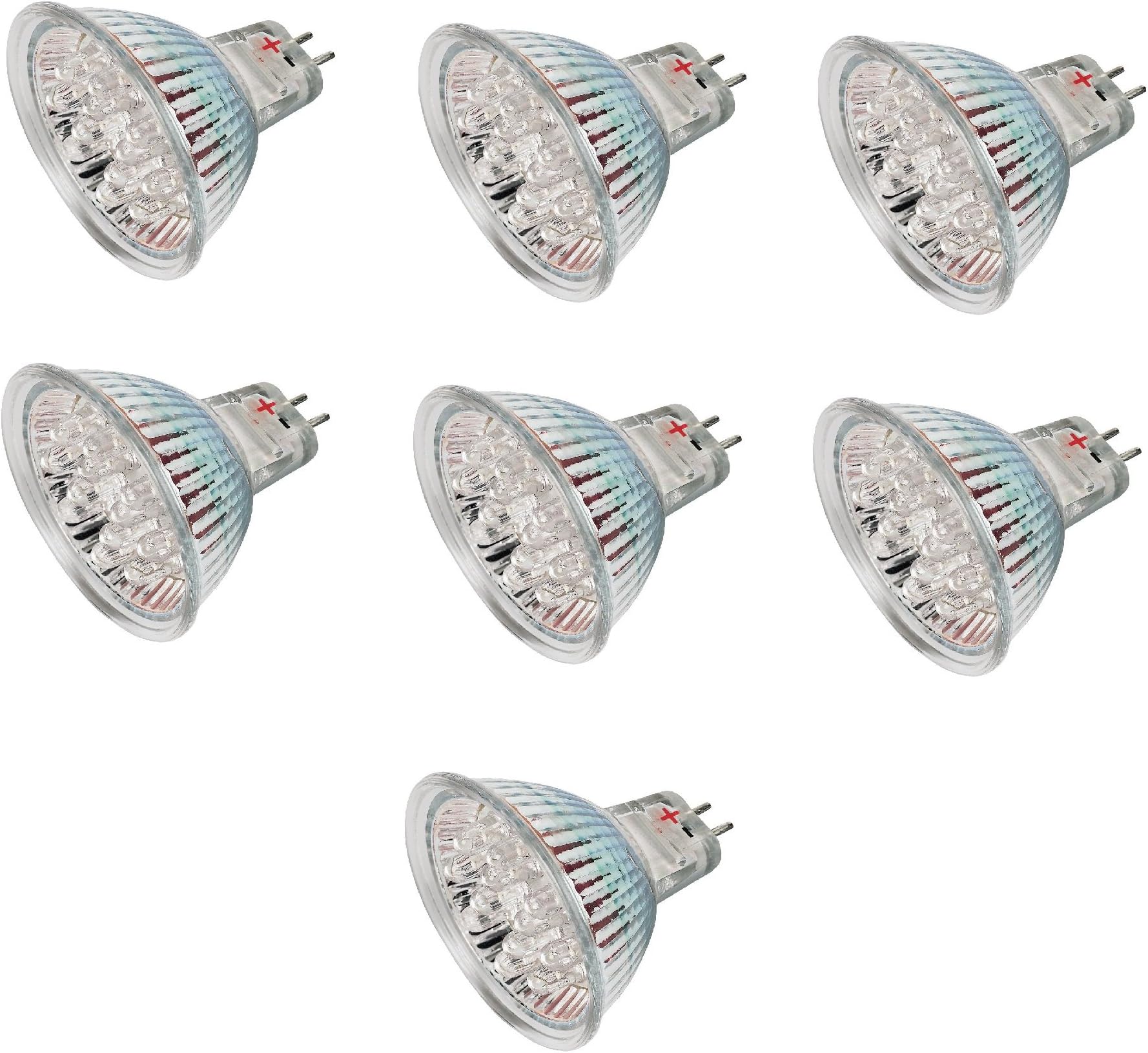 7 Pack of Halolite 1.2w MR16 12V LED Bulb/Lamp.