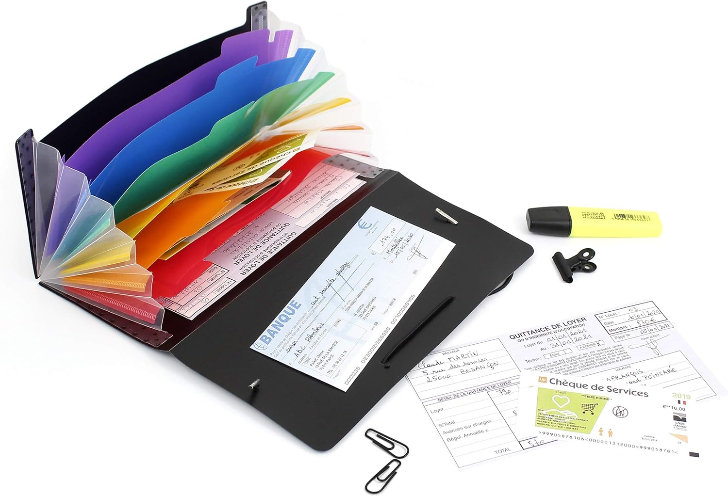 Viquel Rainbow Class Expanding File Folder Office Document Holder 6 ...