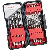 Bosch Professional 18pcs. HSS Twist Drill Bit PointTeQ (for Metal, in ToughBox, &Oslash; 1-10 mm, Accessory Drill)