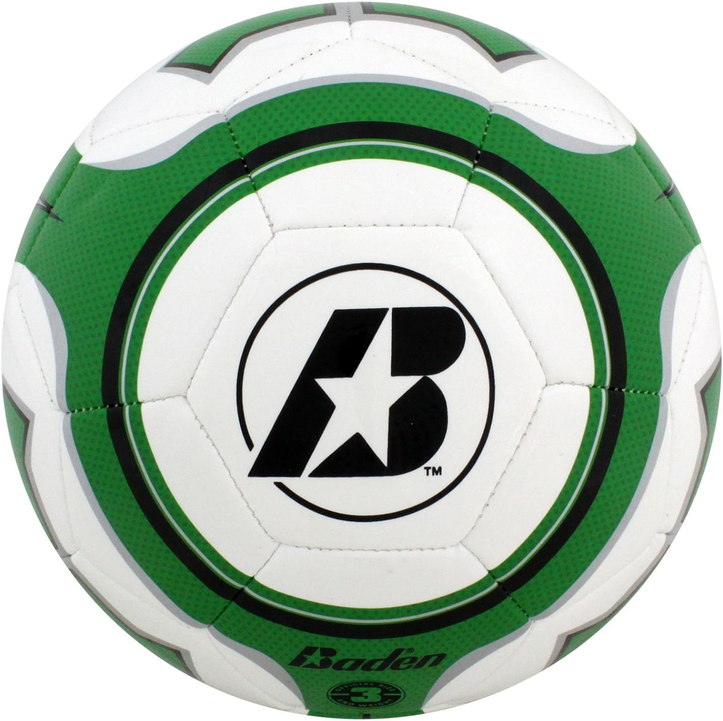 Baden Z-Series Soccer Ball, Green/White, Size 3