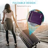 Gonex 150L Large Foldable Duffle Bag with Shoes Compartment Purple view 6