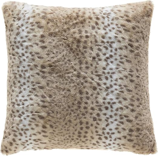 Amazon Com Tina S Home Snow Leopard Faux Fur Decorative Throw
