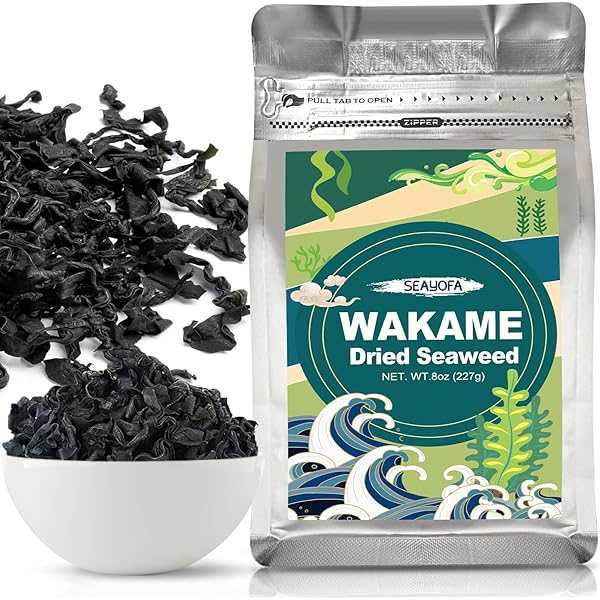 Amazon.com: Oshaburi Mekabu Prepared Wakame Seaweed 3.3oz 95g (Two