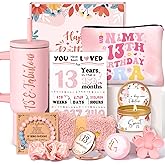 13th Birthday Gifts for Girls, Best Presents for 13 Year Old Girl, 13 Year Old Girl Gifts Ideas for Teen, 13th Birthday Decorations Teen Girls Trendy Stuff - 11 Pieces Best Present for Daughter, Niece