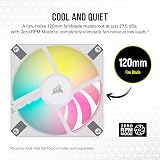 Corsair AF120 RGB SLIM 120mm PWM Fan 8 LED White Thin Profile 2000 RPM view 6