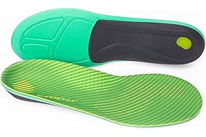 Superfeet Run Support High Arch Insoles - High Arch Support - Trim-to-Fit Carbon Fiber Orthotic Shoe Inserts for Running Shoes - Professional Grade - 9.5-11 Men / 10.5-12 Women