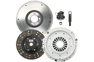 ClutchMaxPRO Performance Stage 2 Clutch Kit & Flywheel Compatible with 1994-2001 Jeep Cherokee, Grand Cherokee 1994-2004 Wrangler 1997-2004 TJ 4.0L V6 XJ WJ ZJ CJ DJ TJ (CP05065HDFW-ST2)