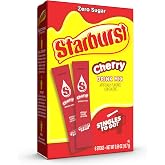 Singles To Go! Starburst Powdered Drink Mix, Cherry, 36 Packets | Sugar Free, Drink Mix Packets, Water Flavoring Packets, 6 Boxes with 6 Drink Mix Packets Each, Just Add Water