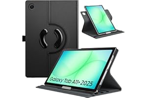 TiMOVO Rotating Case for Samsung Galaxy Tab A11+/A11 Plus 11 Inch 2025 SM-X230/‎X236/‎‎X238, 90 Degree Rotating Stand Cover, 