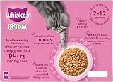 Whiskas Junior Wet Cat Food in Jelly Fish Favourites 12x85g Kitten Pack of 4 view 3