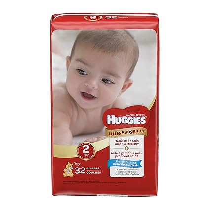 huggies little snugglers diapers size 2