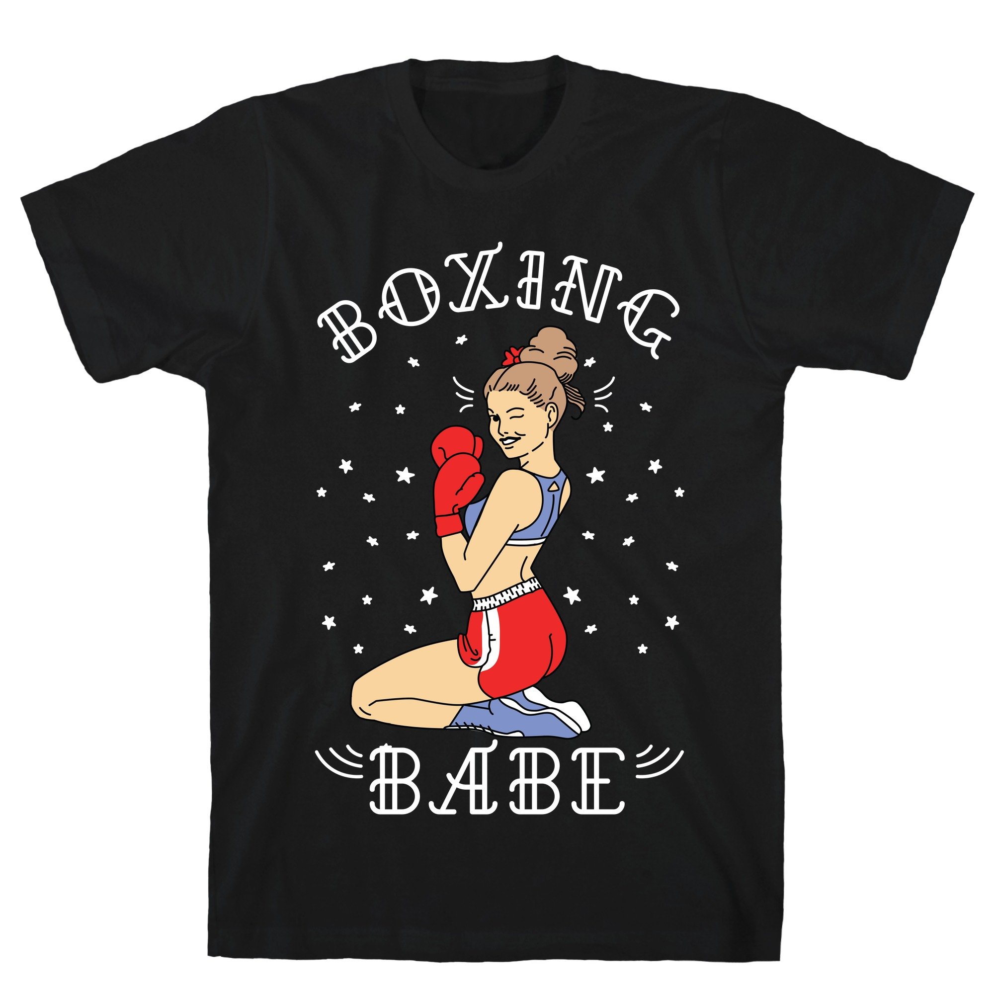 Boxing Babe Tee 5612 Shirts Seknovelty