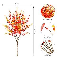 Artificial Fall Flowers Faux Mums for Outdoor