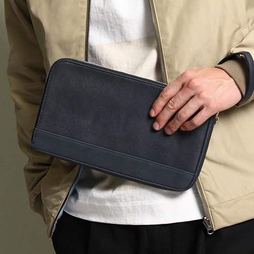 Amazon The Shop Tk Men ザ ショップ ティーケー メンズ ベーシックミニクラッチバッグ ネイビー 093 00 The Shop Tk ザ ショップ ティーケー ポーチ