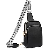 FALAN MULE Crossbody Bags for Women Trendy Leather Sling Chest Bag Fanny Packs for Women