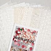 KOVIEDE 18 Designs Mulberry Paper Sheets, Texture Kozo Paper （8.5&times;11 in） | Printable Rakusui Paper, Rice Paper for Invitation Cards, Journaling, Collage, Scrapbooking, Layering &amp; Mixed Media Art