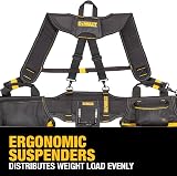 DEWALT Tool Belt Organizer Rig Suspenders 25 Pockets Heavy Duty Construction view 8