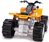 Toyland 11cm Die Cast Yellow Quad Bike Friction Powered Boys Toy view 4