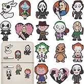 16 Pcs Horror Diamond Painting Magnets Kits Diamond Art Fridge Magnet Refrigerator Sticker Diamond Painting kit for Beginners Adults DIY Art Craft Gifts Home Decors