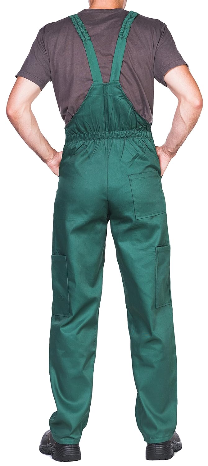 Men's overalls, work trousers, made in EU - Green - Image 3
