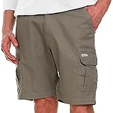 Wrangler Cargo Shorts for Men Big and Tall - Stretch Twill Casual Shorts