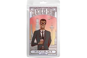 ROCKY MOUNTAIN FREEZE DRY Freeze Dried Ice Cream Gourmet Artisan Crafted Space Food - Vanilla Chocolate Strawberry Cookie Dough Cookies and Cream Salted Caramel - Galactic Ice Cream (Agent Black Cookies and Cream)